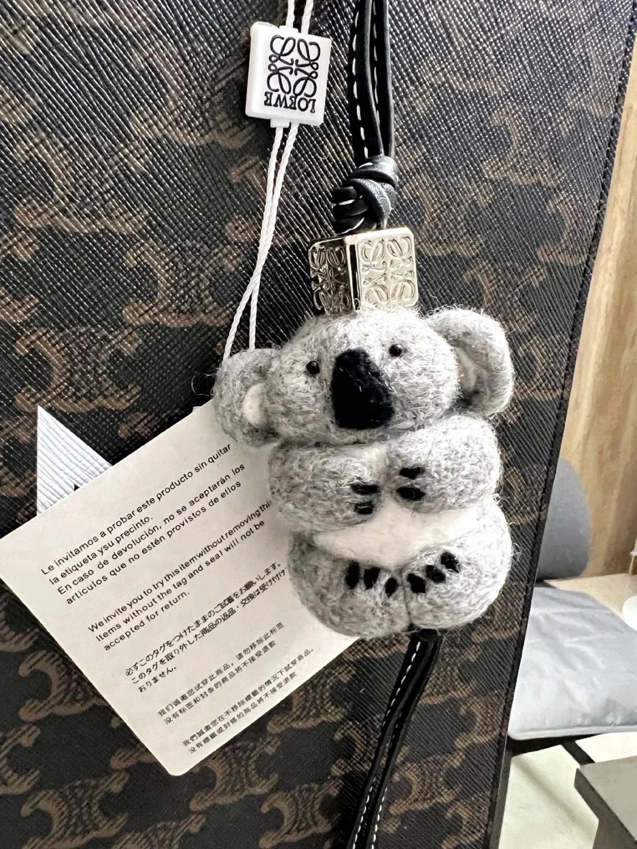 High quality koala panda owl bag pendant felt handmade gift 240902 0aa6 4