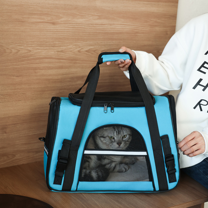 Pet Carriers Backpack Portable Breathable Foldable Shoulder Bag Airline Approved Transport For Small Dogs Cats Outgoing