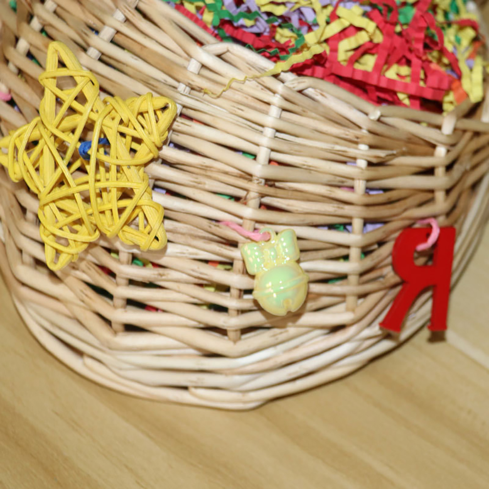 Bird Toy Parrot Foraging Toys Hanging Basket Chewing Toy Bird Cage Accessories For Parakeet Budgerigars Cockatiel Lovebirds