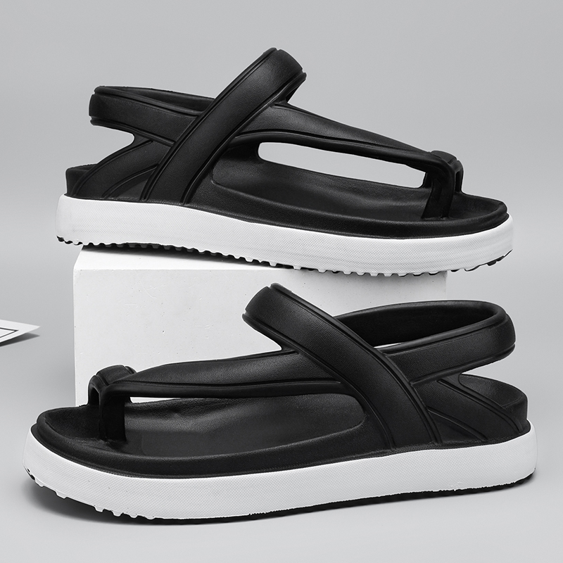 Fashion New Men's Outdoor Flats Sandals Slippers Beach Clogs Summer Men Soft Flip-flops Garden Shoes Non-slip Men Beach Sandals