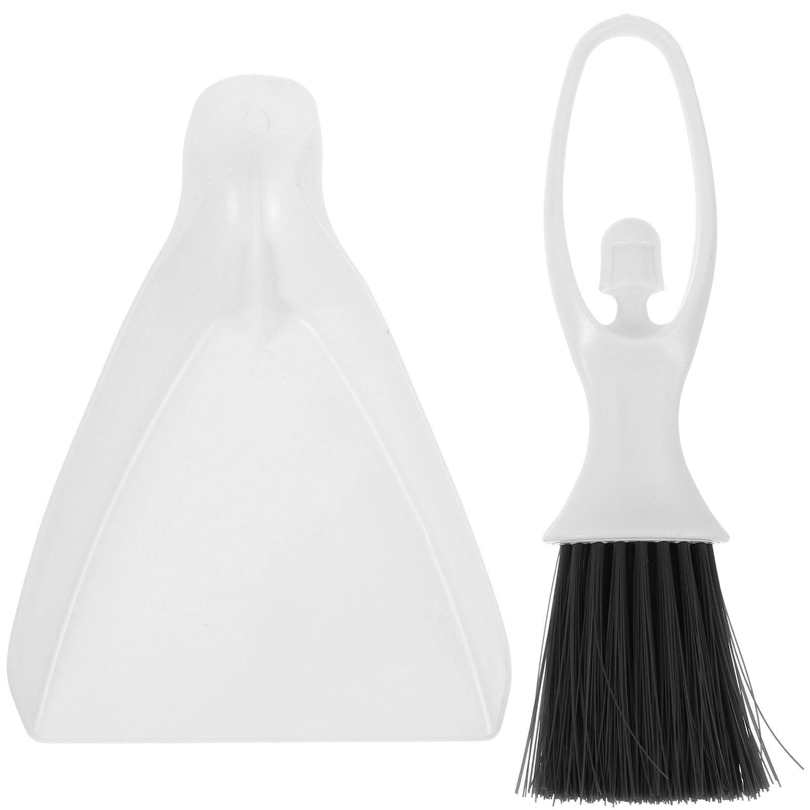 Broom and Dustpan Set Small Animal Cleaning Tools Hamster Rabbit Chinchilla Cage Hygiene White Brush Mini Plastic