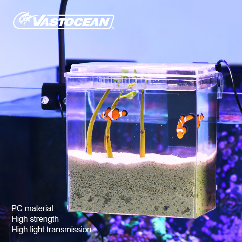 VASTOCEAN Fish Tank External Feeding Box Marine Tank Extension Tank Mangrove Tank ATS Algae Box Full USB Power Supply