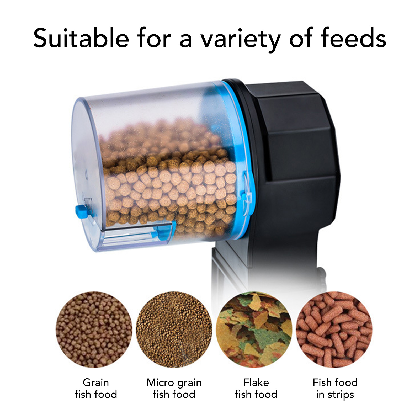 Automatic Fish Feeder Smart Electric Auto Fish Food Timer Dispenser For Aquarium And Fish Tank