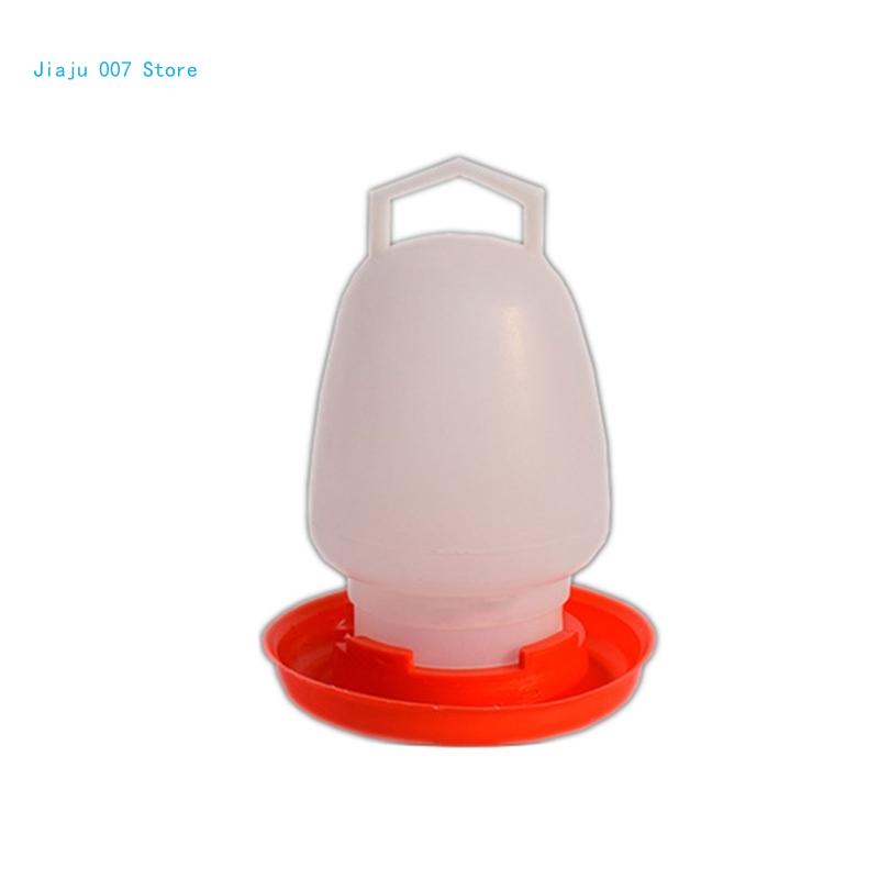 Pountry Bird Water Dispenser: Durable Shock-Resistant Easy to Clean& Install for Domestic Fowls Bird Feeder Dispenser