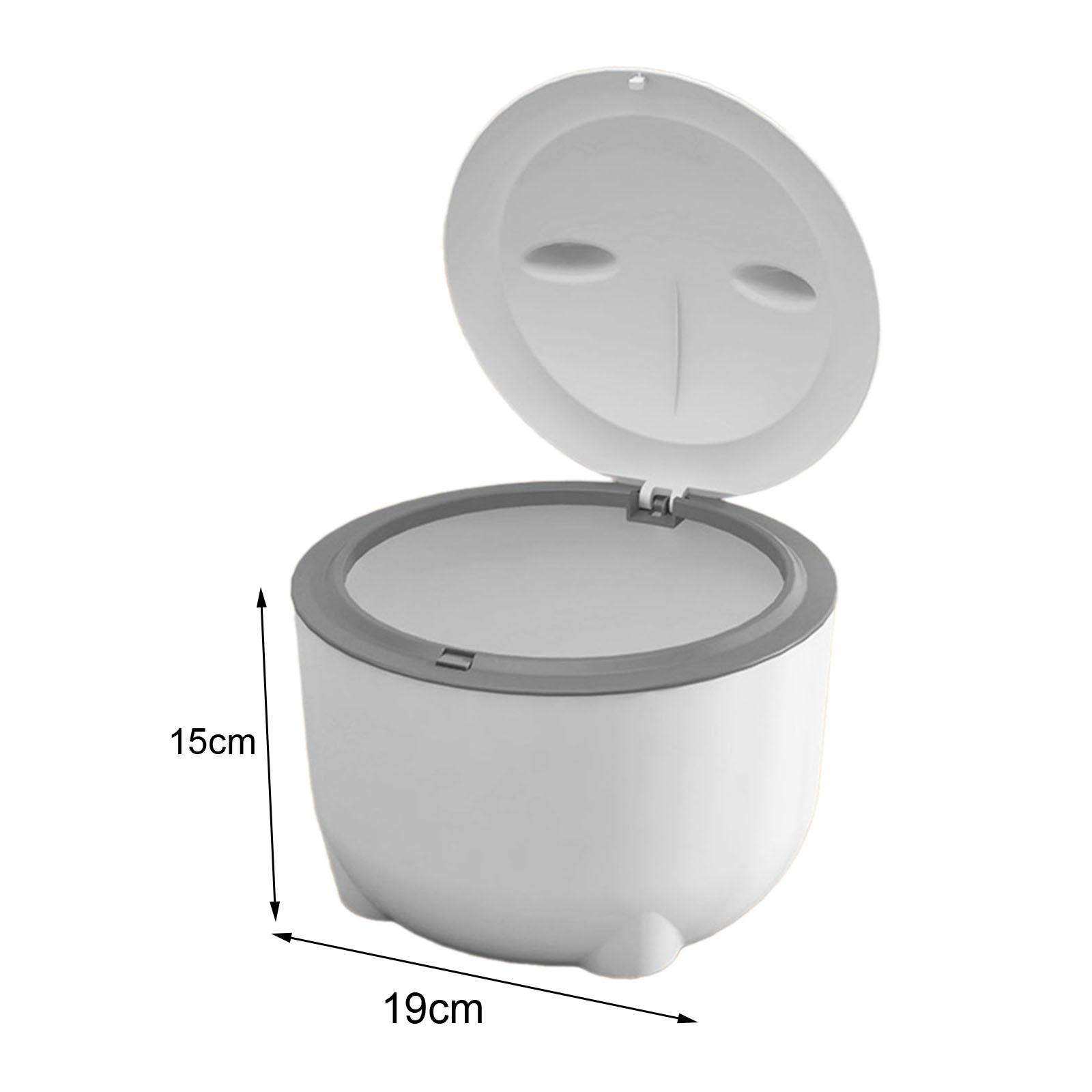 Hooded Cat Litter Bin with Lid Portable Fully Enclosed Cat Toilet Dog Poop Trash Can for Cats Small Animals Pet Accessories
