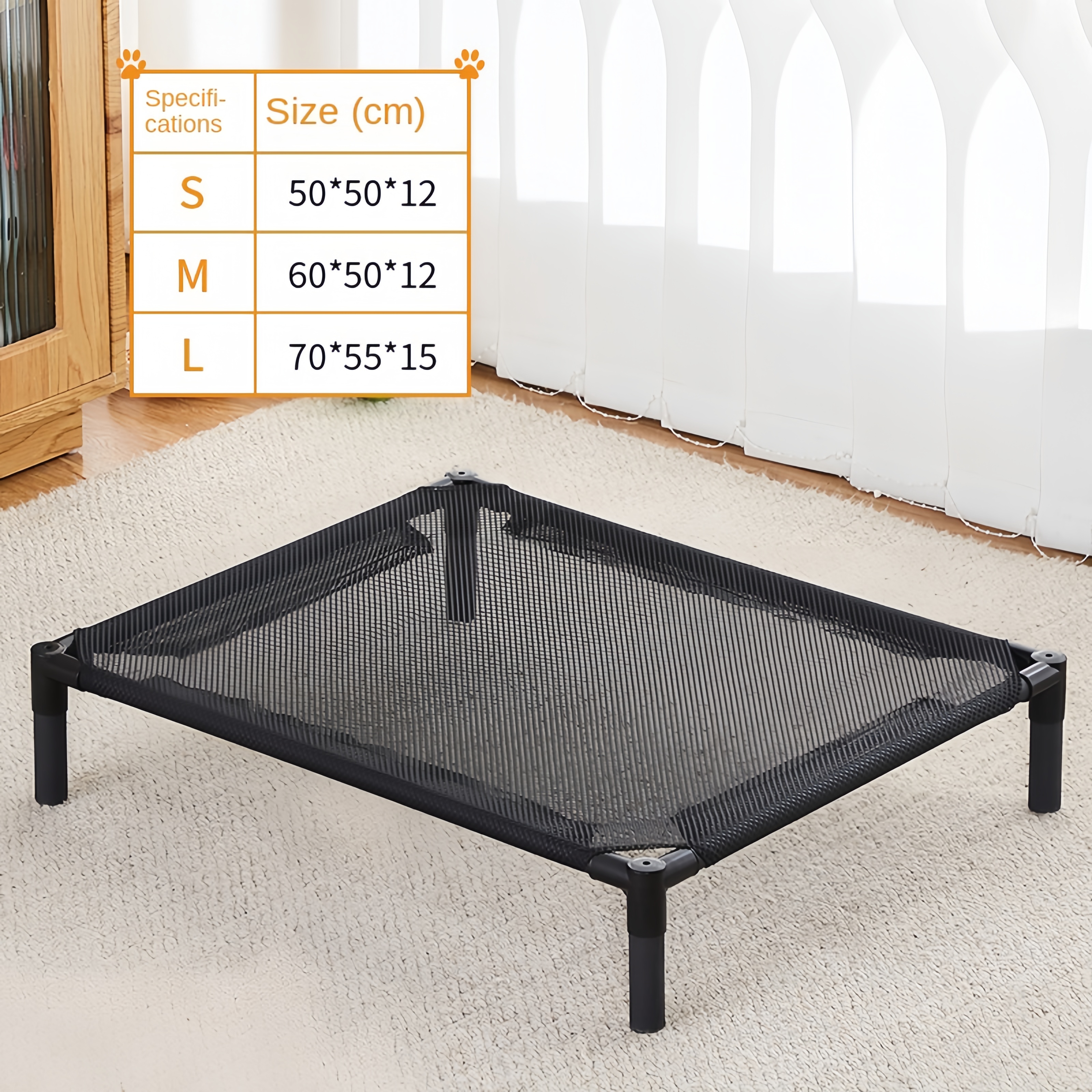 Pet Dog Cat Elevated Bed Pet Camping Bed Cat Dog House Portable Removable Washable Four Seasons Cats Kennel Puppy Beds Dogs Bed