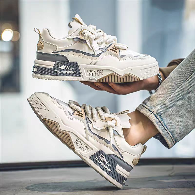 INS Mens Luxury Running Shoes Breathable Skateboard Shoes Chunky Comfortable Casual Sneakers Men Tenis Masculino Footwear Male