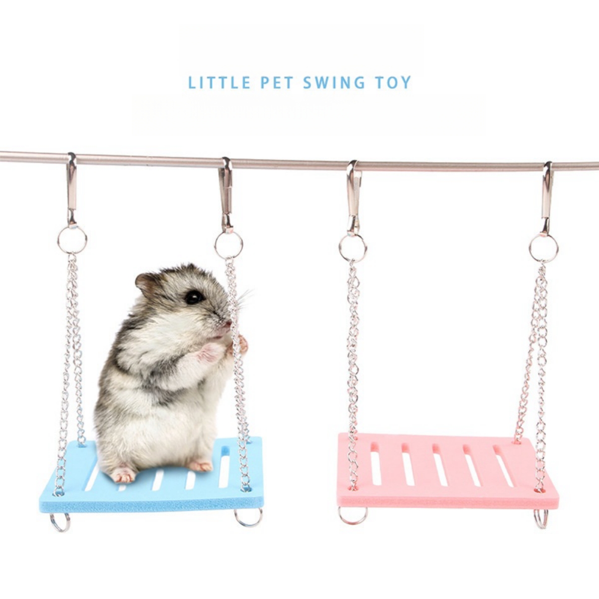 Small Animal Nest Swing Hammock Supplies Small Pet Parrot Platform Suspension Bridge Hamster Toy