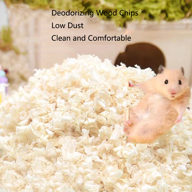 100g Hamster Rat Mouse Wood Chips Bedding for Guinea Pigs Rabbits Chinchillas Birch Bedding Sawdust Cage House Filler Supplies