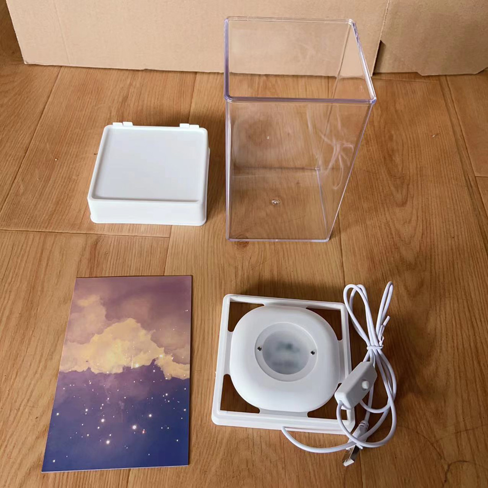 Mini Aquarium Desktop Transparent Breeding Fish Tank With Colorful Light Dimmable Light Betta Fish Tank Plastic Small Aquarium