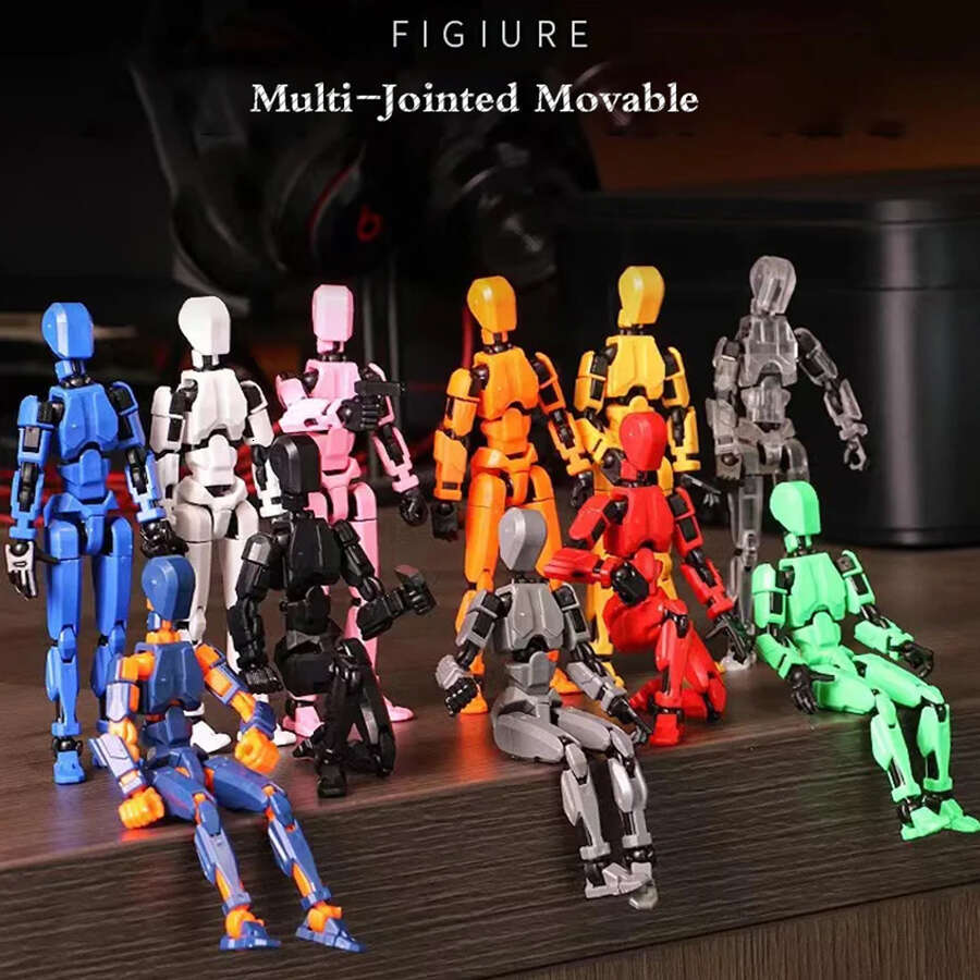 Interactive 3D Printed Titan 13 Mannequin Action Dolls Multifunctional Toy Collection for Children and Gamers block figure