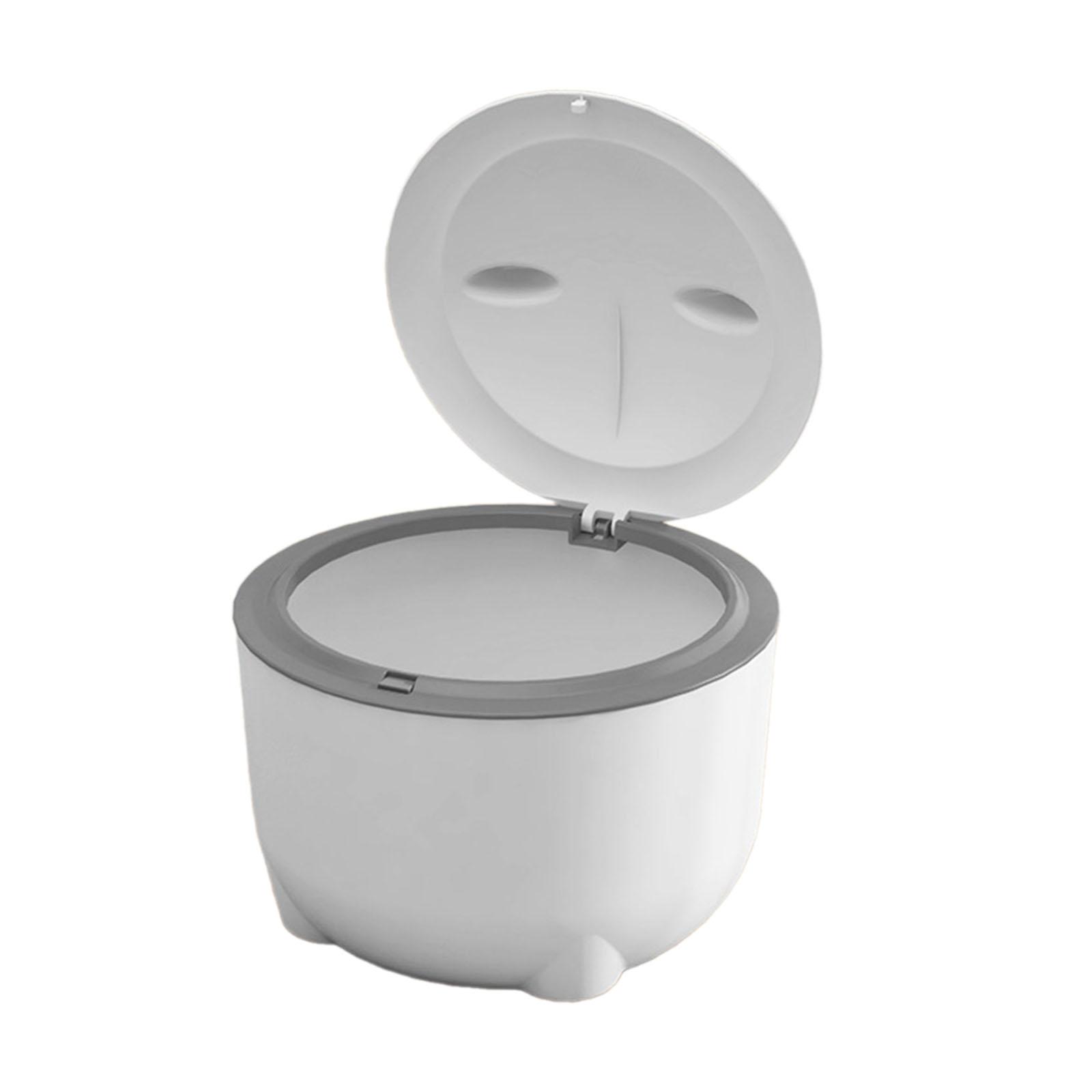 Hooded Cat Litter Bin with Lid Portable Fully Enclosed Cat Toilet Dog Poop Trash Can for Cats Small Animals Pet Accessories