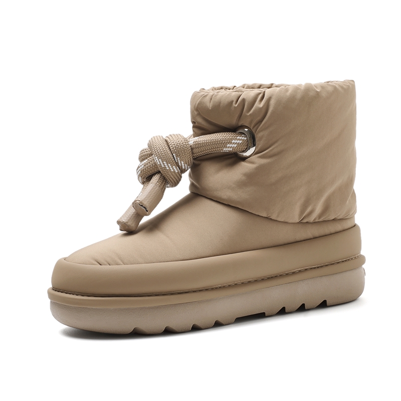 AIYUQI Snow Boots For Women 2024 Winter New Platform Mid-tube Women's Short Boots Fashiona Fur Warm Women's Winter Shoes