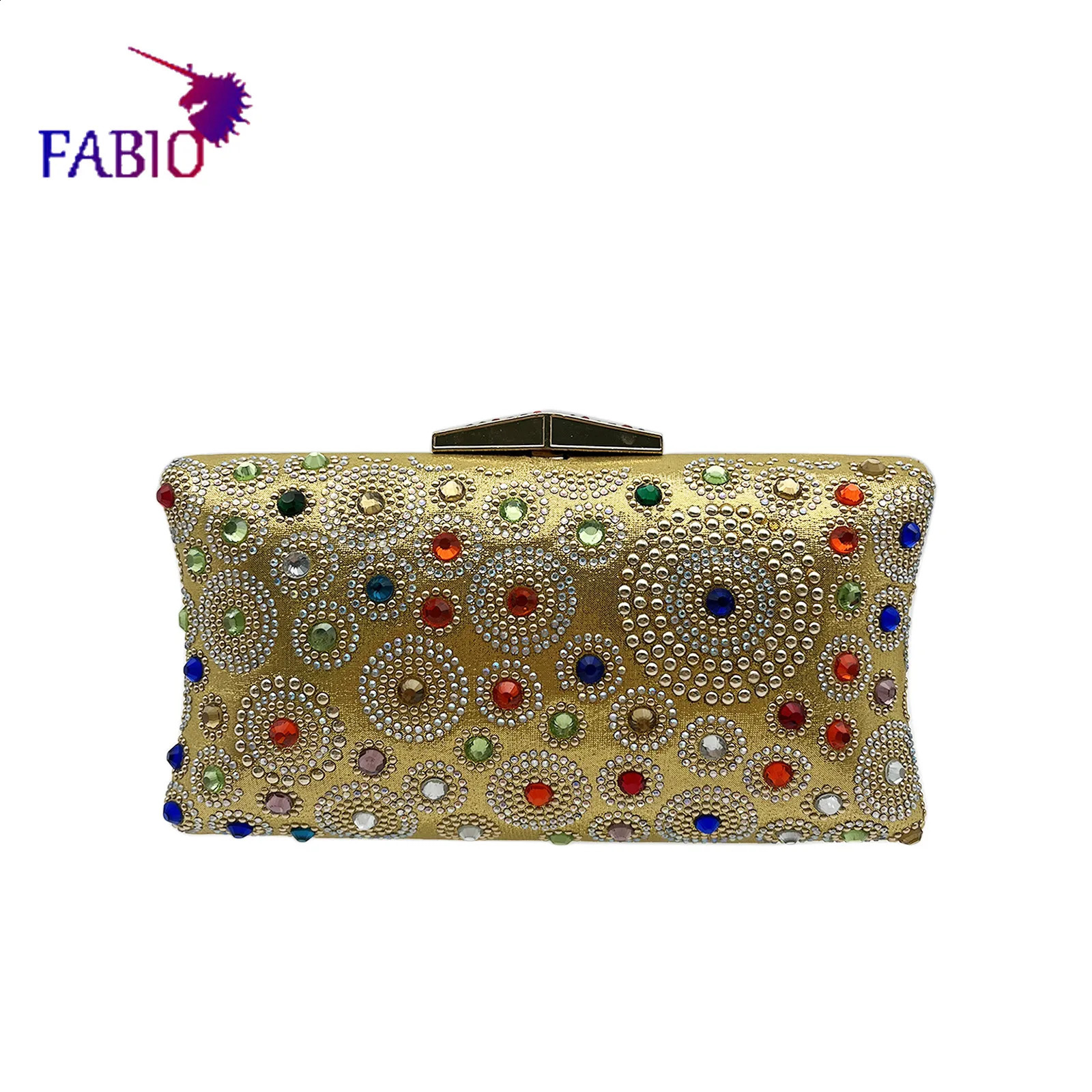 African mom multicolor bright diamond n womens bag dinner dress elegant club 240903