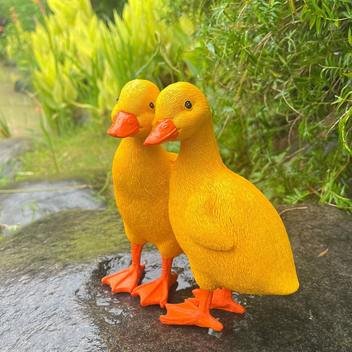 Garden Decoration Outdoor Garden Statues Front Porch Garden Statues Outdoor Ideas Animal Pair Ducks