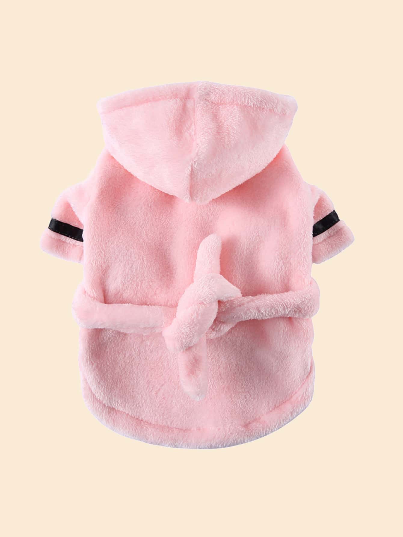 Soft Quick Drying Pet Pajama With Hood Thickened Luxury Soft Cotton Hooded Bathrobe Super Absorbent Dog Bath Towel