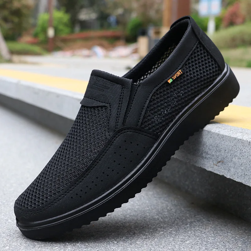 2025 new Comfortable Casual Breathable Mesh Summer New Non-slip Lightweight Shoes for Men 2202