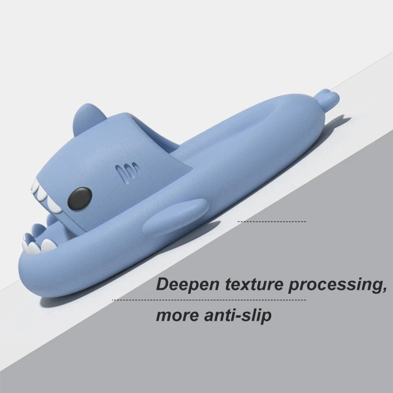 Men Slides Shoes Shark Slippers Indoor House Shoes Man Anti-Skid Slides Shark Flip Flops Couples Outdoor Sandals Funny Slippers
