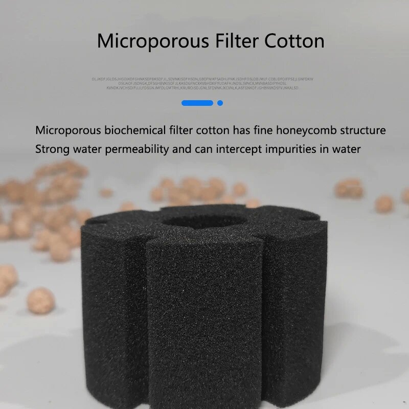 Black Aquarium Filter for Aquarium Fish Tank Air Pump Skimmer Biochemical Sponge Filter Aquarium Bio Filters Filtro Aquario