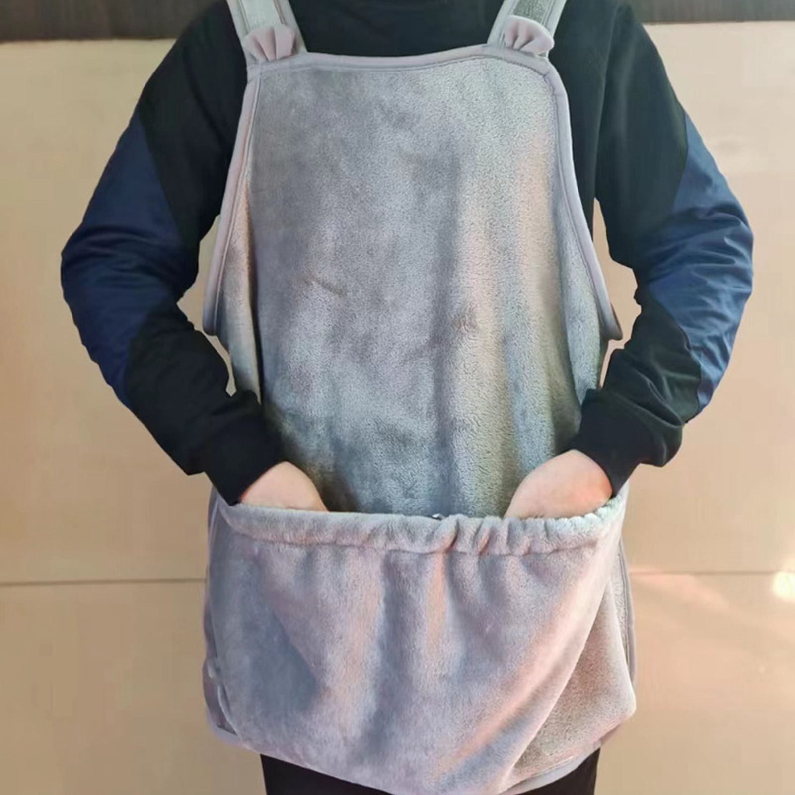 Cat Carrier Apron Soft Breathable Adjustable Cute Front Pet Sling Carrier For Kitten Small Dog
