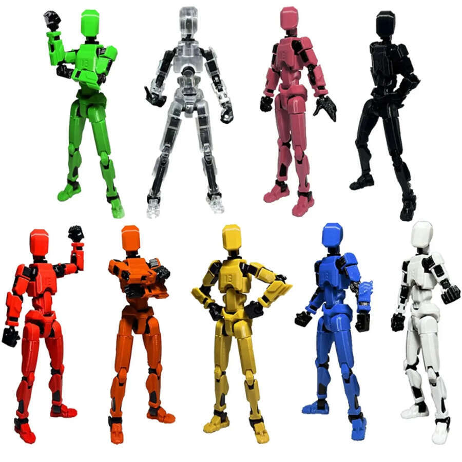 Interactive 3D Printed Titan 13 Mannequin Action Dolls Multifunctional Toy Collection for Children and Gamers block figure