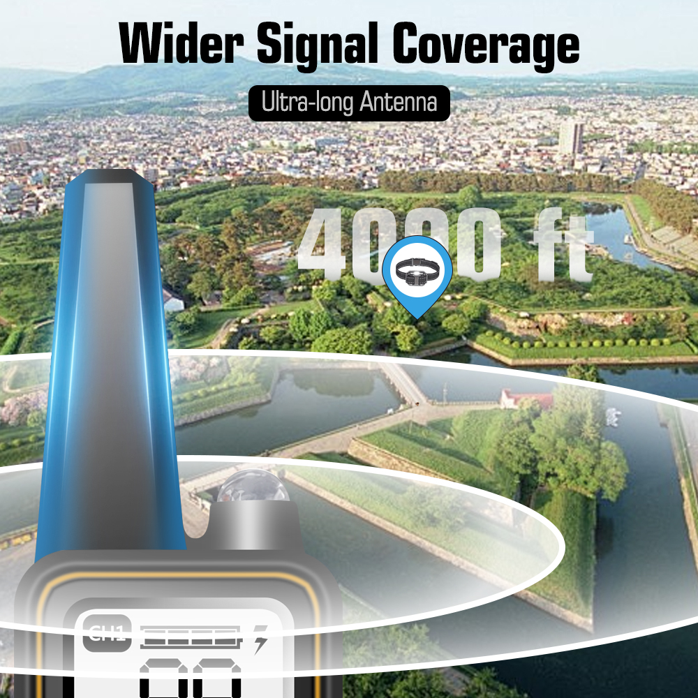 Dog Collar for 3 Dogs, Waterproof Rechargeable Dog Training Collar with Remote for Small, Medium and Large Dogs,IP67 Wat