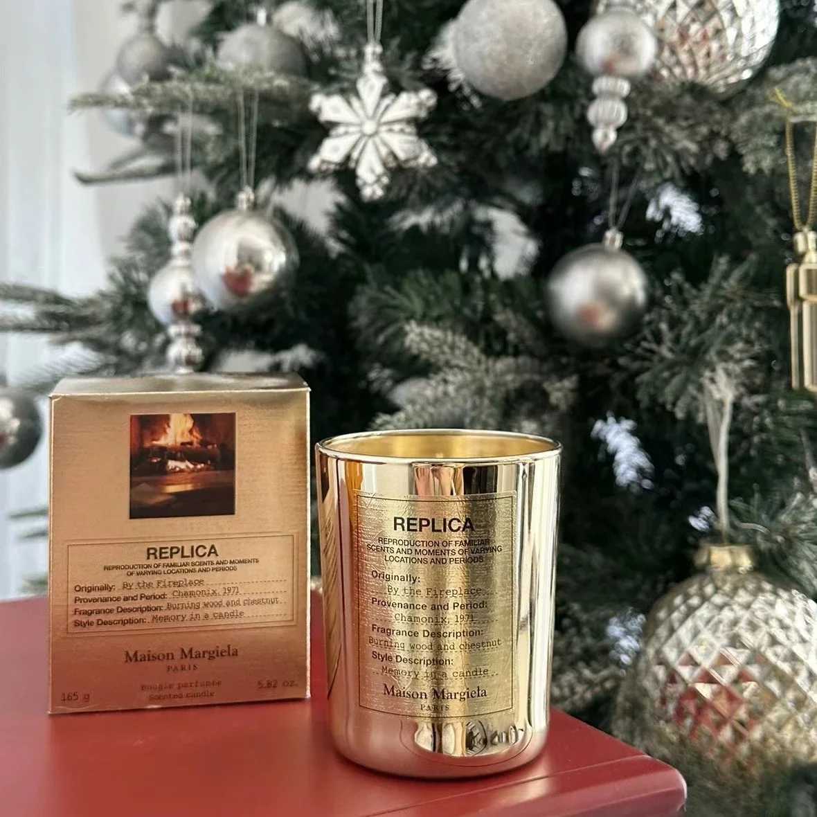 Limited Christmas Aromatherapy Candle, Gold Package 'Lazy Sunday Morning', Home Comfort Perfume (W240813) dh5727163