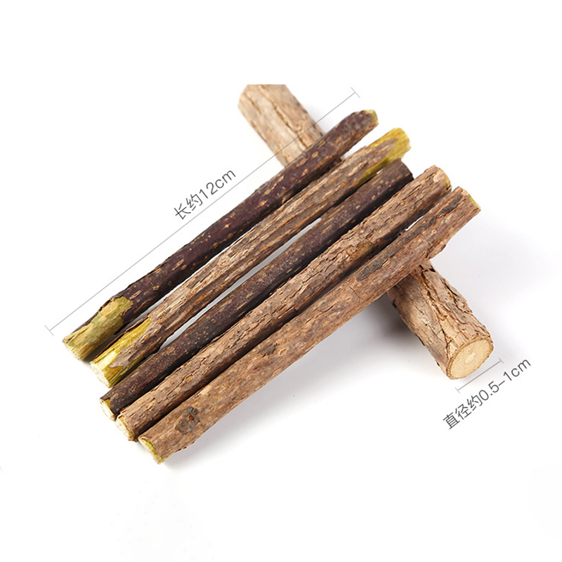 10pcs/lot Catnip Stick Pet Cat Molar Toys Natural Wood Polygonum Sticks Cleaning Teeth Relieve Boredom Snacks Chews Toys