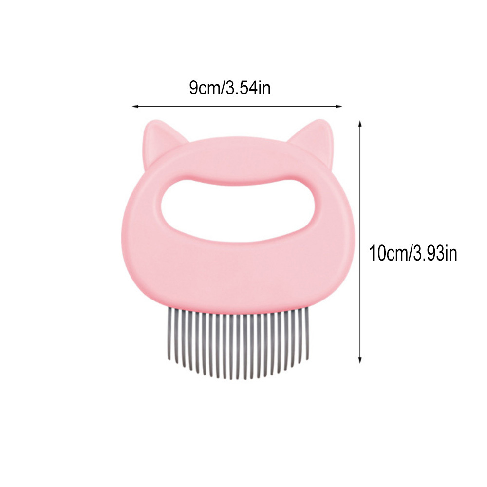 Cat Comb Massage Brush Kitten Shaped Hair Removal Comb for Cats Dog Hair Comb Large Dog Fleas Cleaning Beauty Pet Grooming Tool