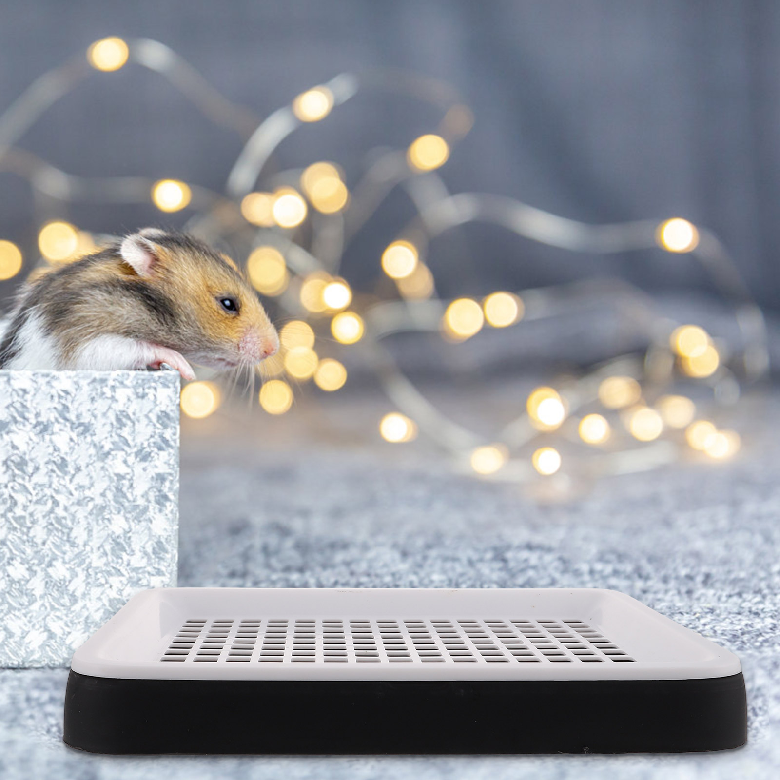 Hamster Toilet Bunny Supplies Rabbit Potty Pet Small Plastic Toy Training Cage Supply Sand Basin Clean Equipment