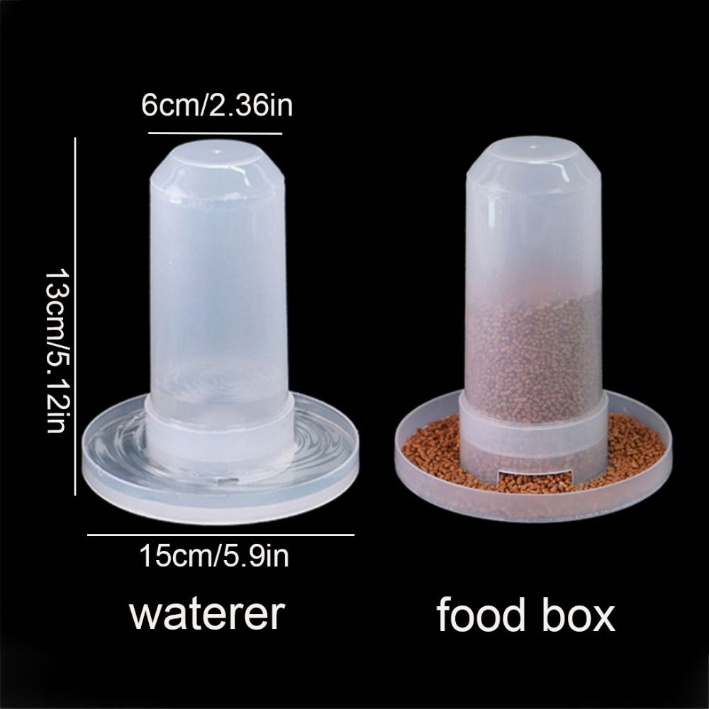 1PC Plastic Parakeet Bird Budgerigar Dove Bird Drinking Fountain Parrot Water Dispenser Pigeon Feeder Pigeon Food Box