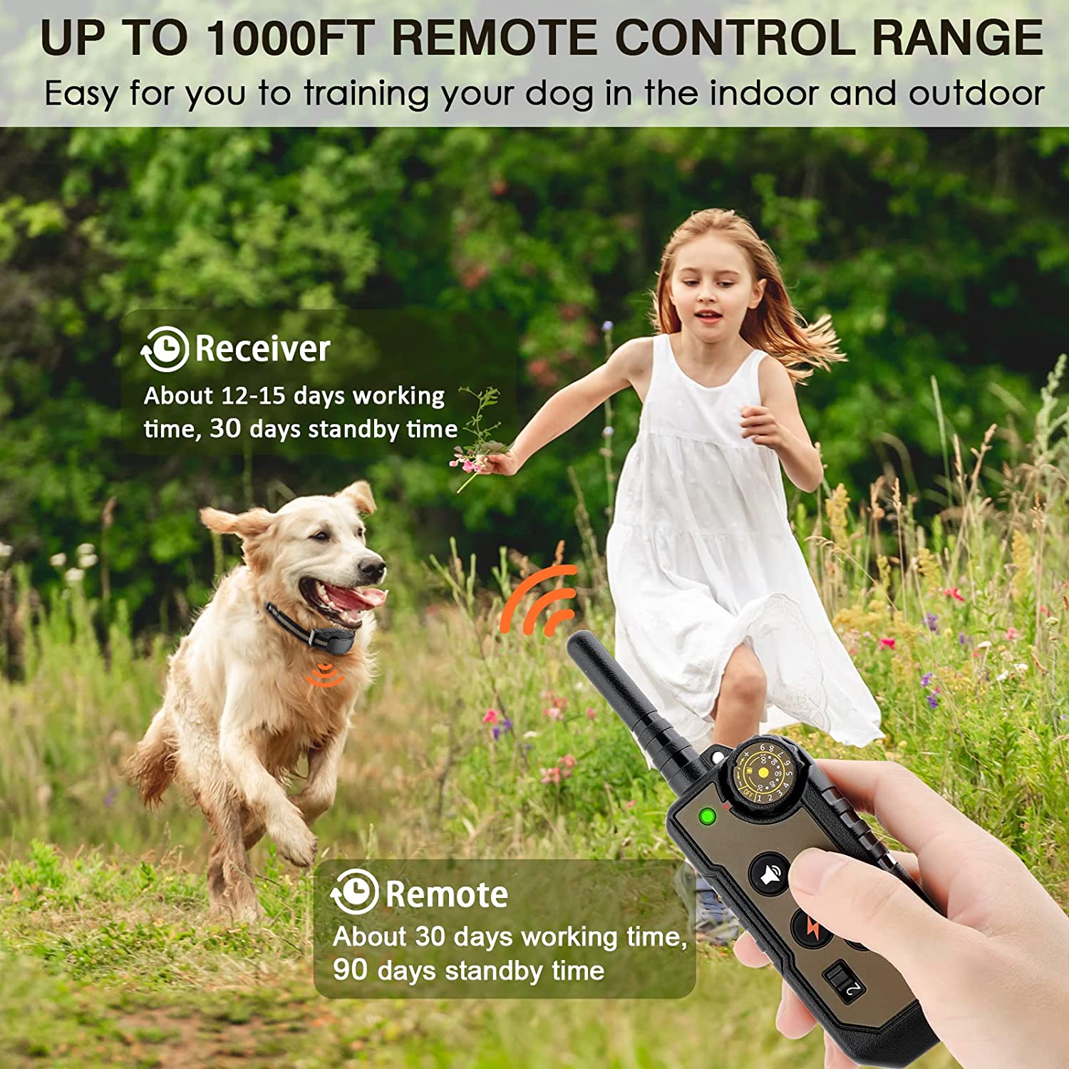 Pet Training Products Rechargeable Rainproof Remote Dog Bark Electric Training Collar Dog Bark Collar