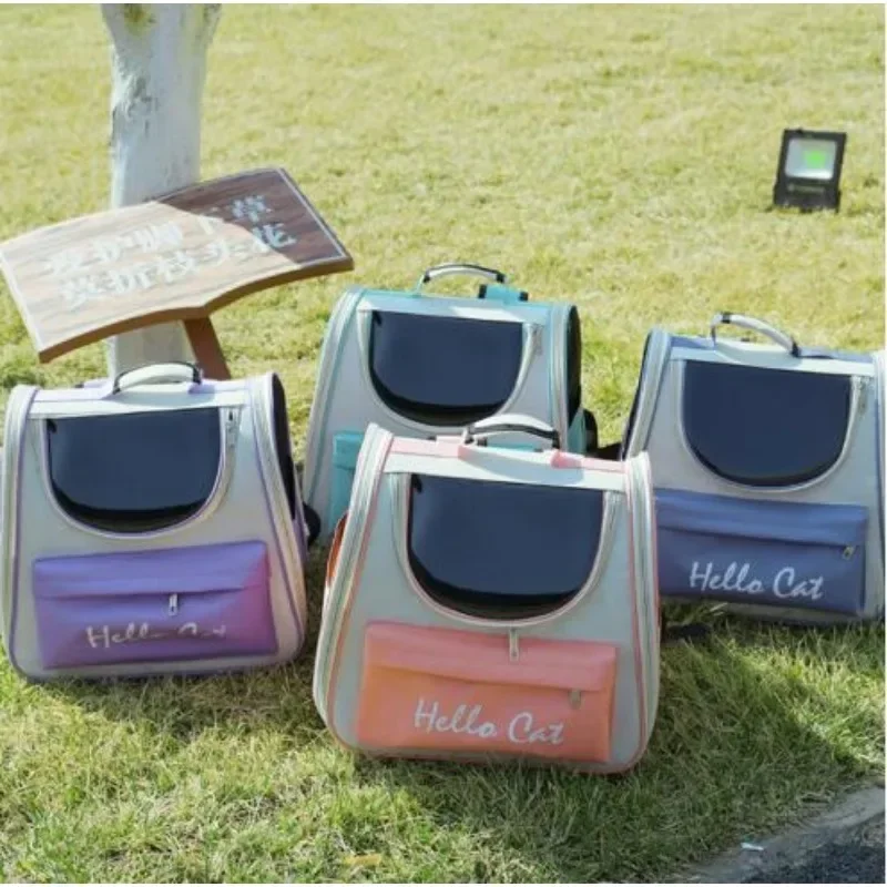 Cat Carrier Bags Windproof Outdoor Travel Backpack for Cat Small Dogs Transport Carrying Bag Cat Backpack Carriers With Cushion