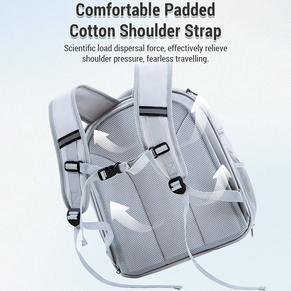 Cat Carrier Outdoor Portable Breathable Pet Bag Shoulder Backpack Handheld Pet Bag Expandable Pet Backpack Cat Backpack