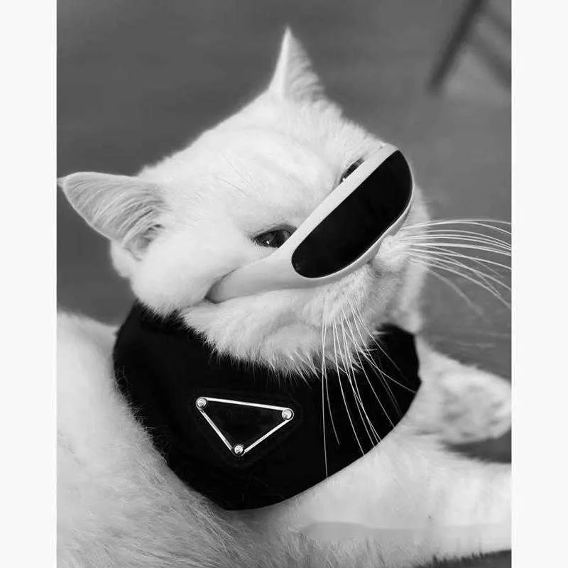 designer letter dog collar adjustable soft high-quality pet harness outdoor traction rope classic black suitable for puppies
