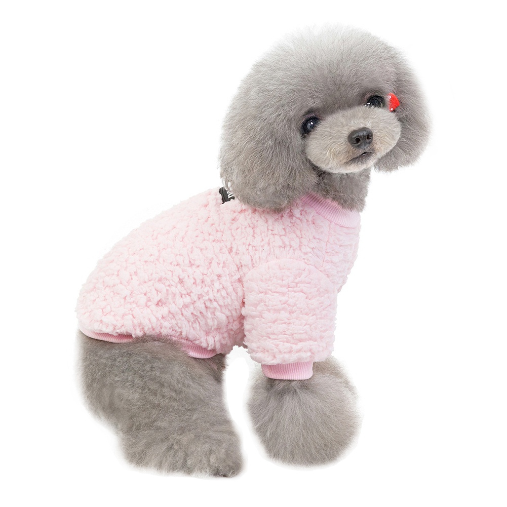 Fuzzy Dog Sweaters for Small Dogs Warm Soft Cozy Dog Coats Hooded Sweatshirt Fleece Small Dog Hoodies Cold Weather Cat Apparels