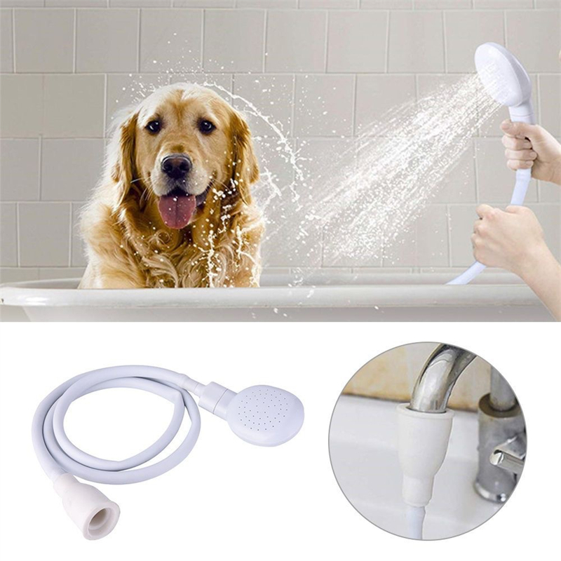 Pet Shower Spray Hose Component Simple Multifunctional Sink Attachment Pet Tub Head Washing Sprinkler Kit Replace FittingḀ