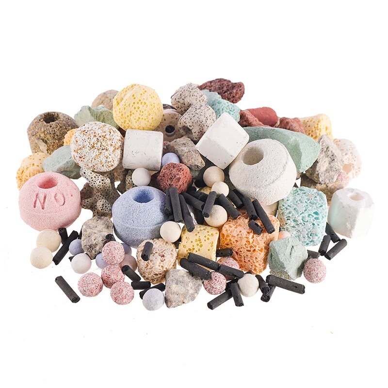 21 Types Aquarium Bio Balls Biochemical Ball Filter Media for Aquarium Filter Accessories for Fish Tank Hot Sale 250g 500g 1000g