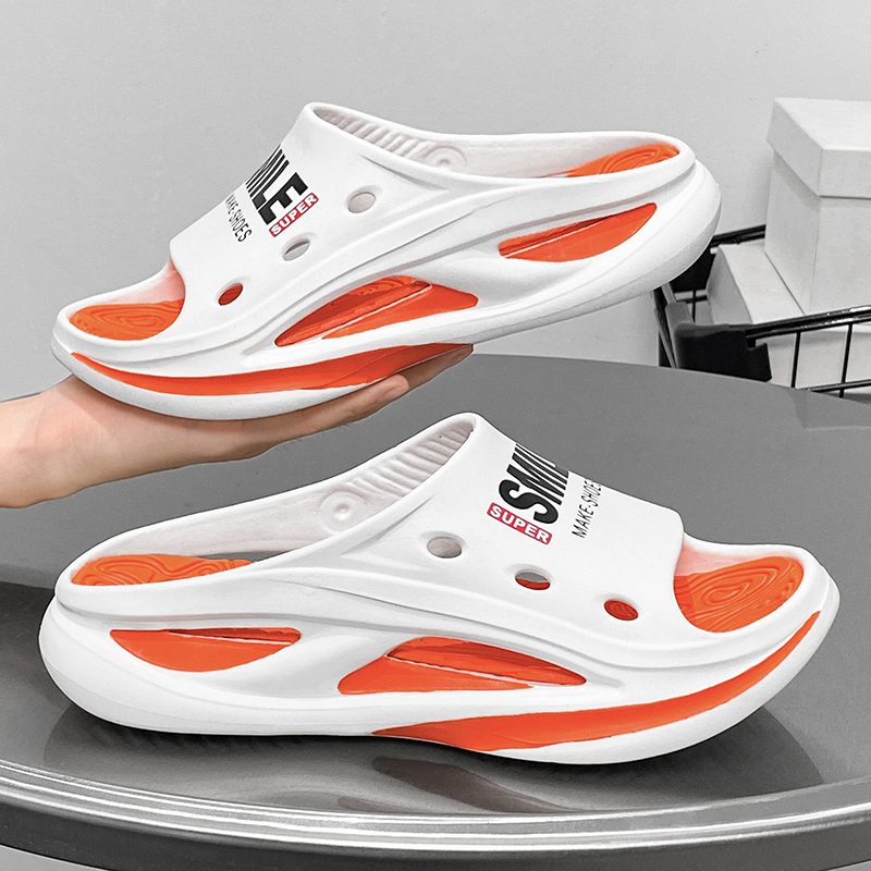 2024 New Men Slippers Comfortable Slides Indoor Outdoor Sandals Beach Casual Shoes Men's Couple Home Slippers Big Size 46 47