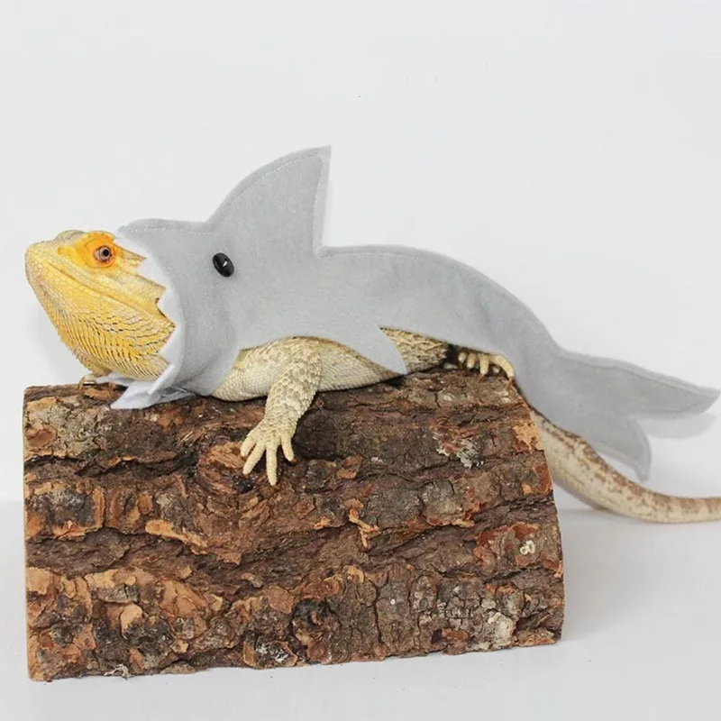 Lizard and Shark Clothing New Small Pet Supplies Felt Cloth Lizard Clothing Small Pet Transformation Clothing