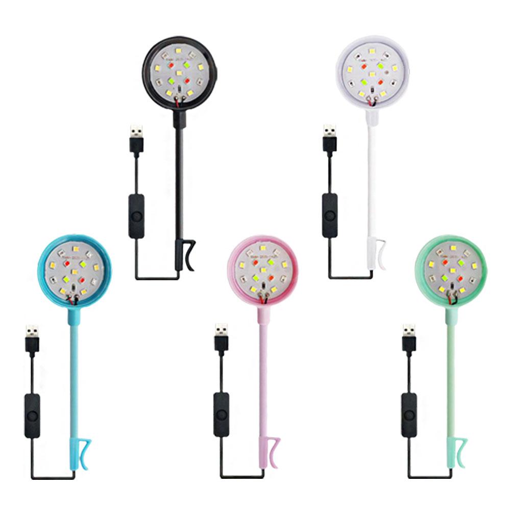Mini Fish Tank Lighting Led Light Waterproof Usb 360 Degree Rotation Energy Saving Clip Design For Fish Tank Aquarium