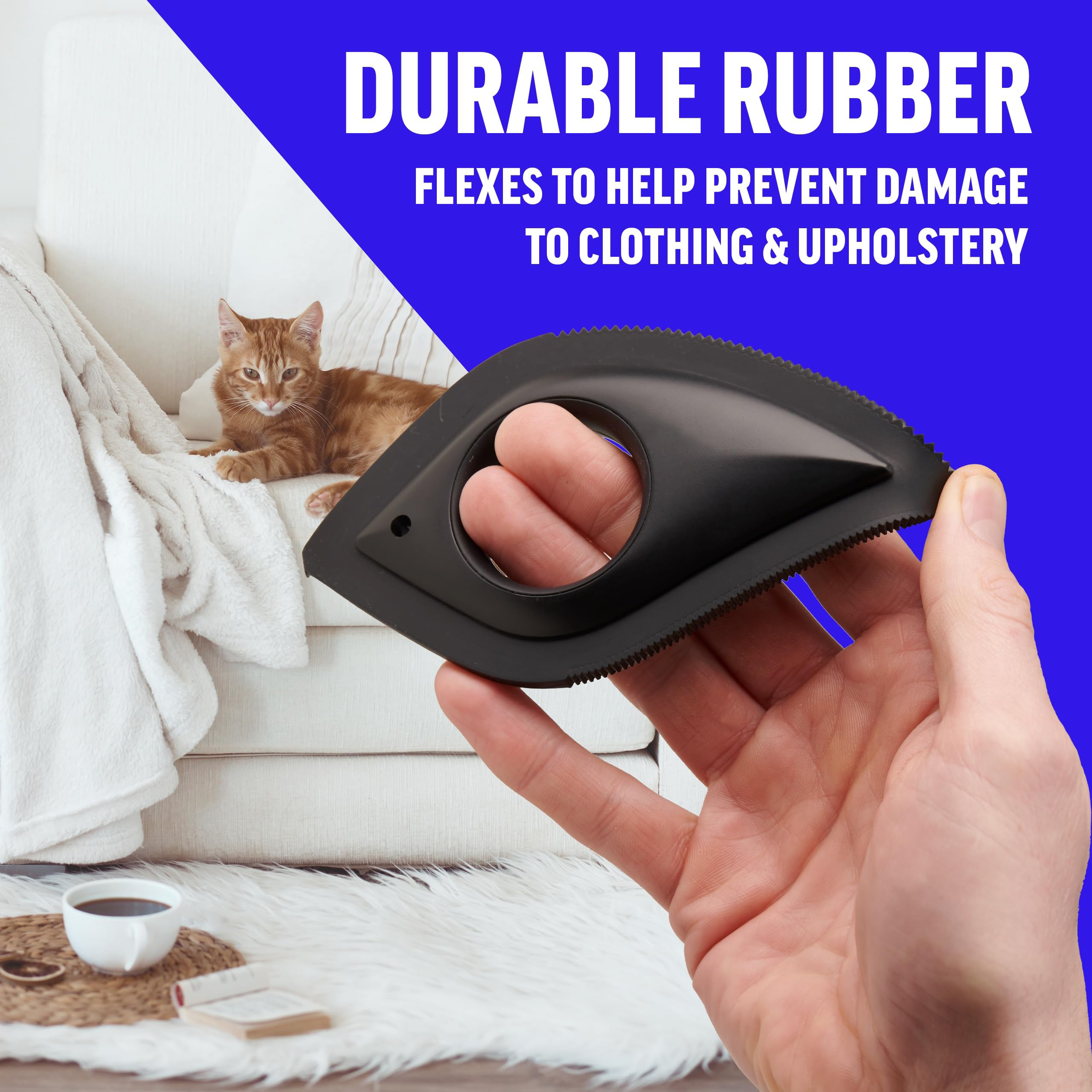 Mini Pet Hair Remover Scraper for Dust Lint Multi-Surface Fur Removal Tool for Furniture Couch Carpet Cats Hair Brush