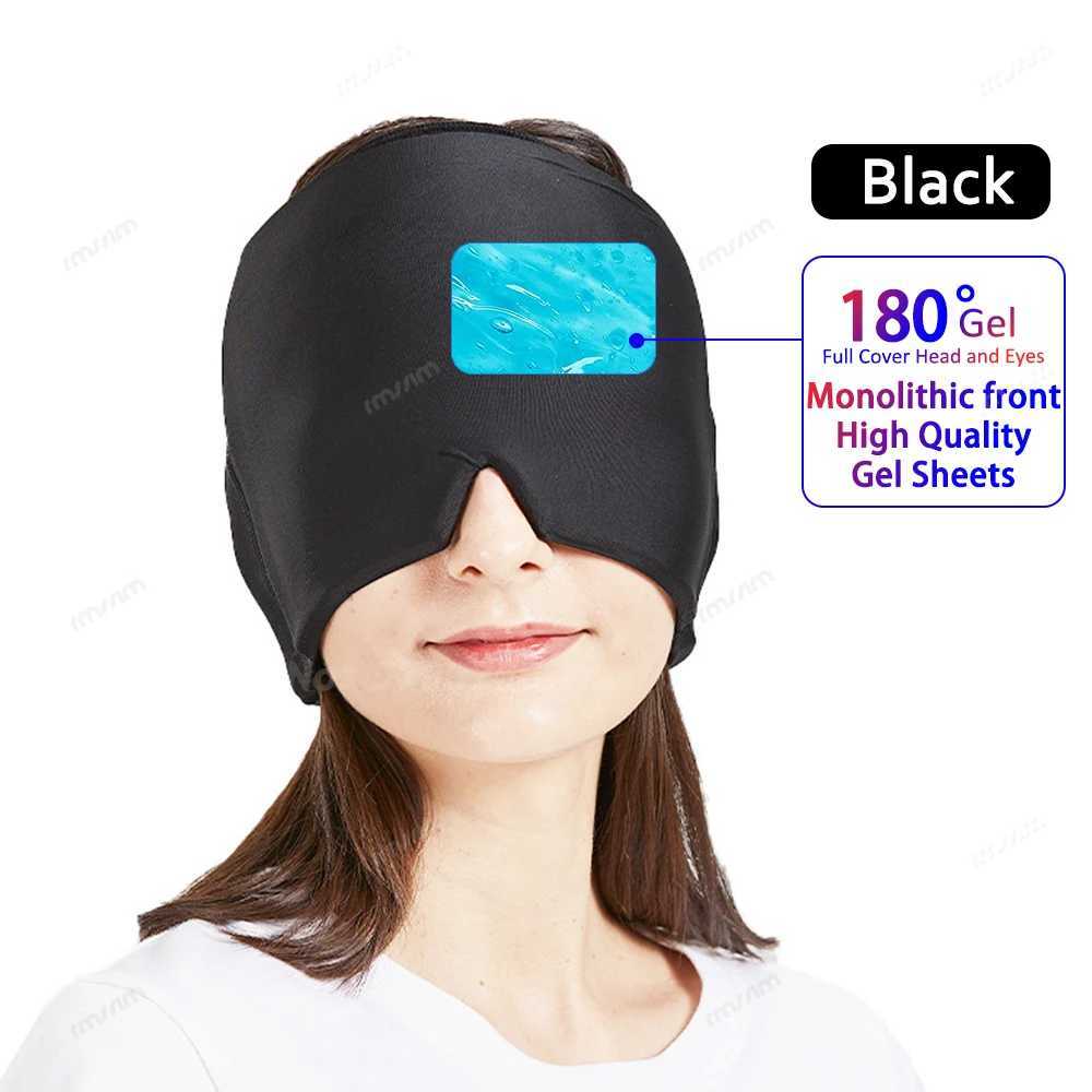 Head Massager Cap Gel Hot Cold Therapy Headache Migraine Relief Cap Stress Pressure Pain Relief Massage Gel Hat Clod Headache Y240902