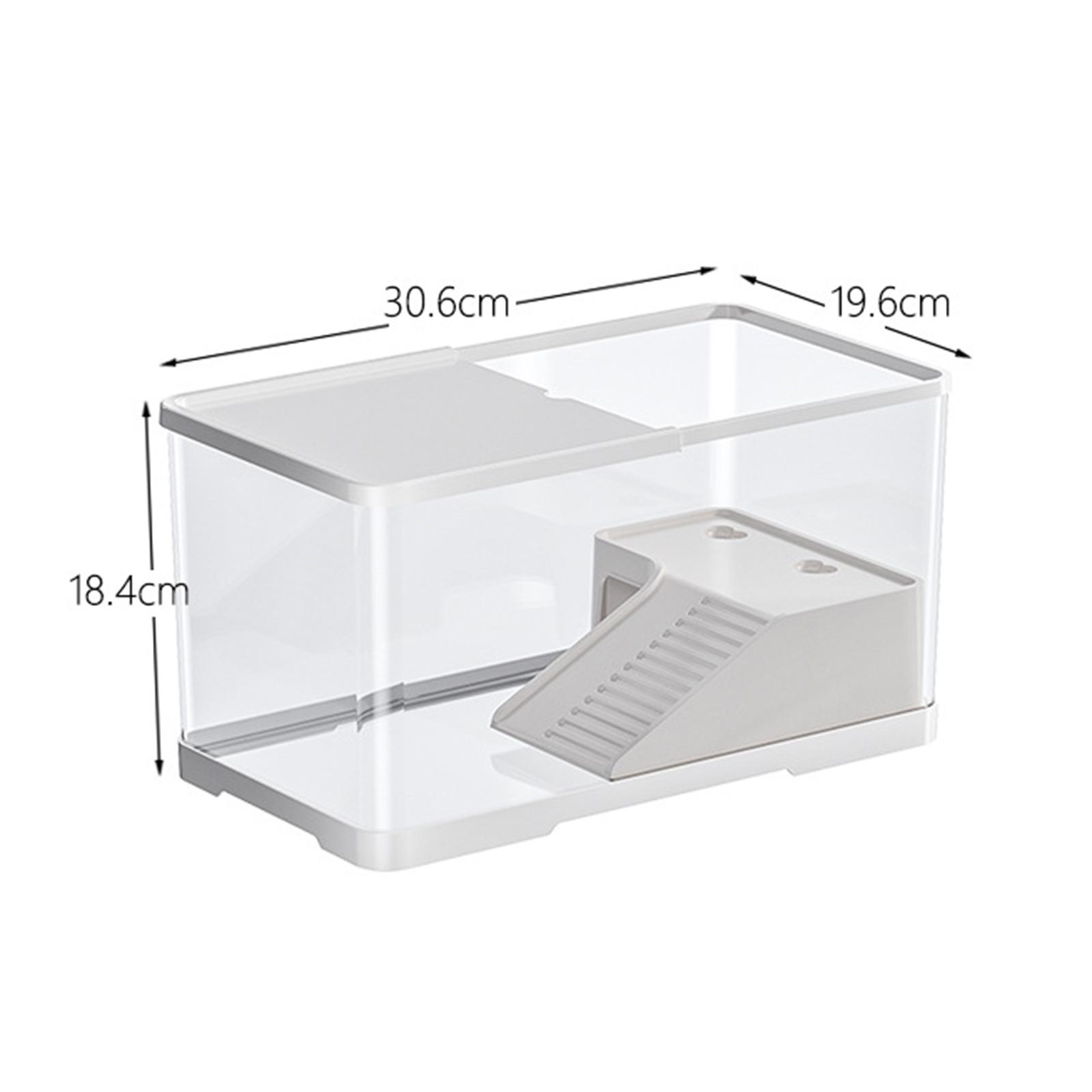 Turtle Tank Bottom Drainage Pets Accessory Hatching Breeding Tortoises Case Indoor Decor Turtle Terrarium Basking Platform