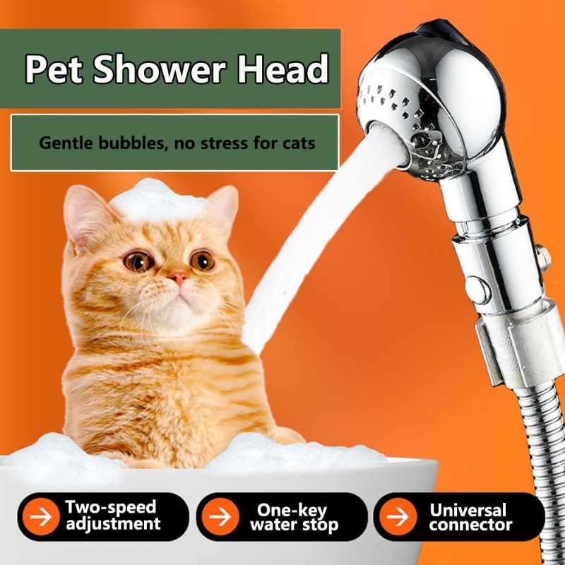 Pet Shower Head Pet Shop Dog Shower Head Water Saving Shower Head Children's rosette head bath shower head Bathroom Accessories