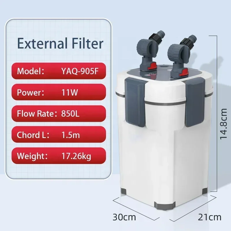 UV Lamp New Arrival white Color Aquarium External Canister Filter Equipments Fish Tank And Pond Aquariums Accessories Pump