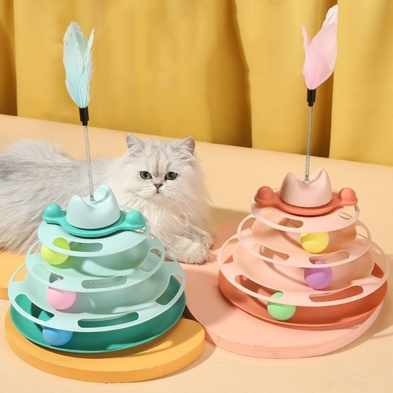 Cat toys, self-entertainment and cat-amusing sticks, pet cat turntable balls, cat-amusing artifacts, kitten supplies