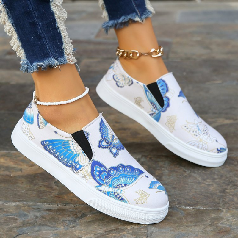 Print Loafers Women Flats Platform 2024 Spring Sneakers Casual Sport Female Fashion Designer Walking Running Shoes f753 13c6