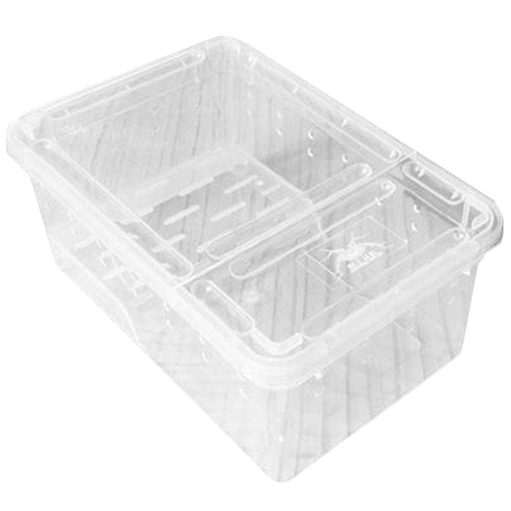 Reptile Tank Decor Amphibian Feeding Box Toy Animals Tortoise Breeding Turtle Terrarium