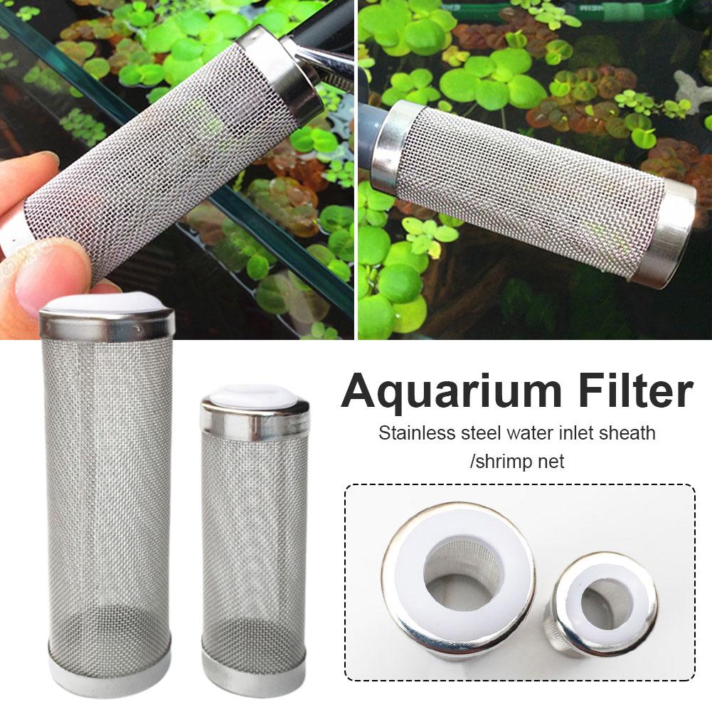 Fish Tank Filter Stainless Steel Aquarium Filter Stainless Guard Net Accessories Fish Accessories Tank Aquarium Shrimp Stee Q3Q0
